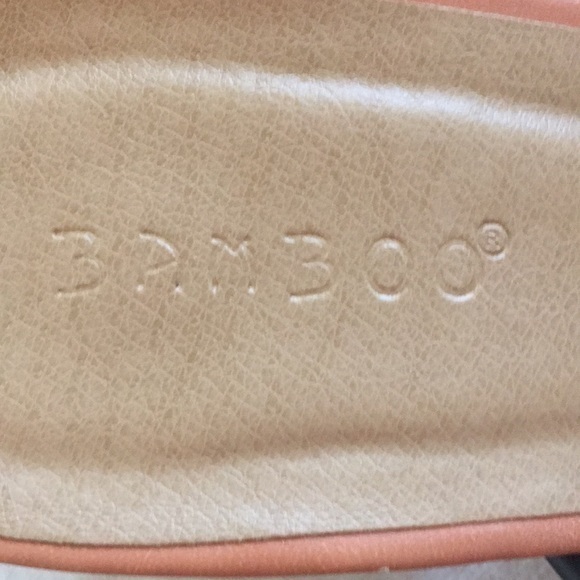 BAMBOO peach chunky heel - Picture 7 of 7